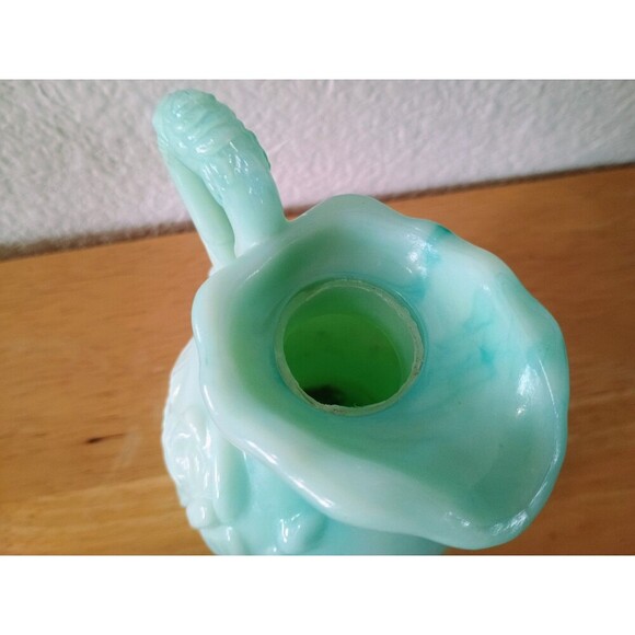 Vintage Avon 1986 Perfume Bottle Mint Green Victorian Style - No Dish - Picture 2 of 8